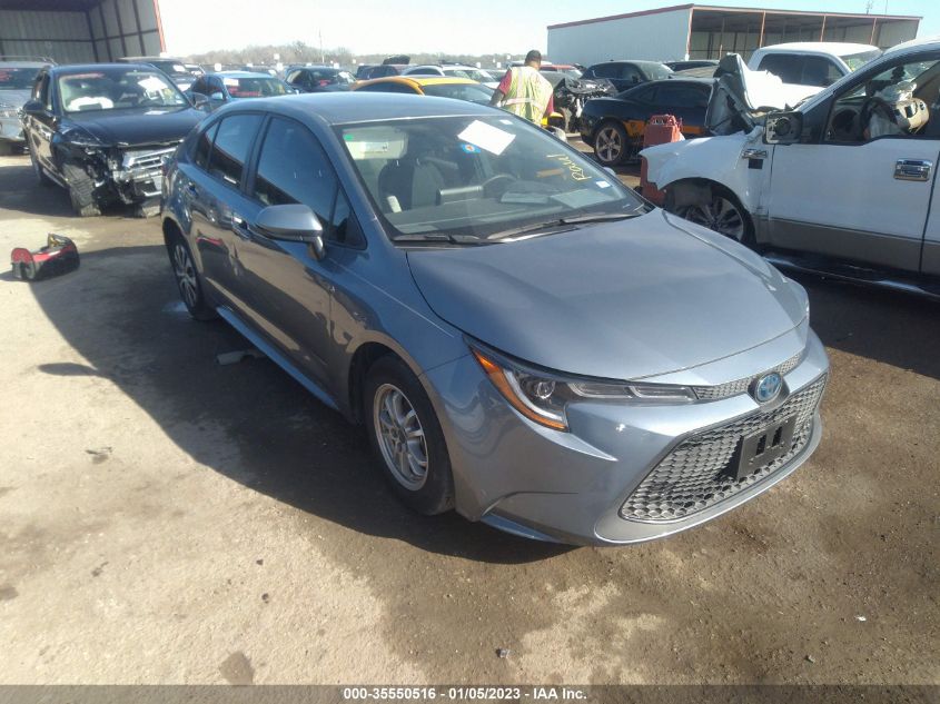 2022 TOYOTA COROLLA HYBRID LE VIN: JTDEAMDE5NJ040222