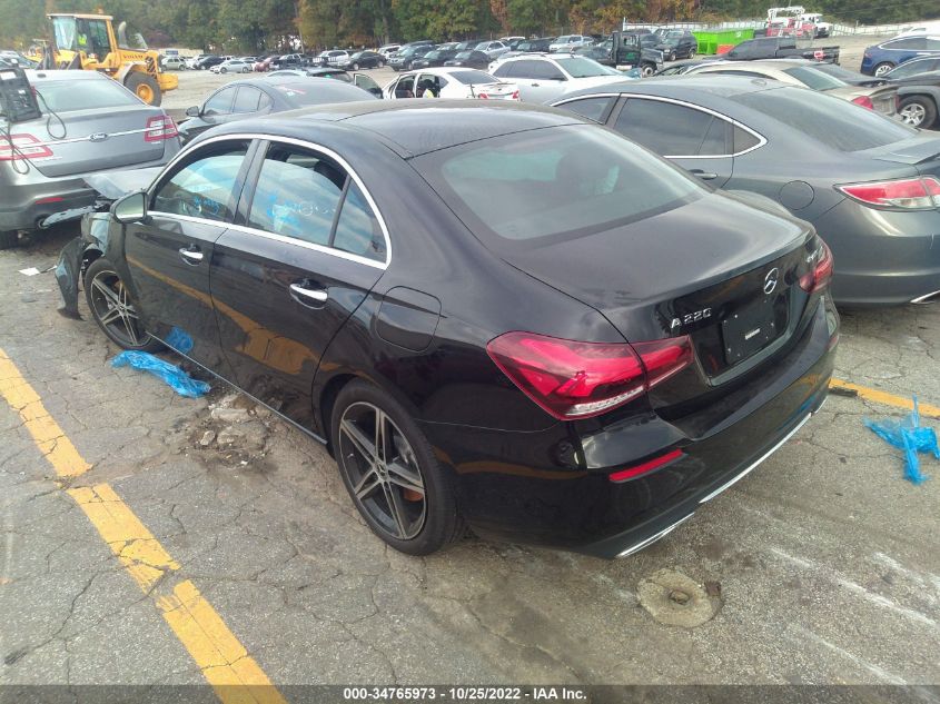 2021 MERCEDES-BENZ A-CLASS A 220 VIN: W1K3G4FB8MJ295007