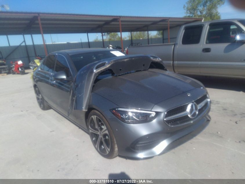 2022 MERCEDES-BENZ C 300 4MATIC VIN: W1KAF4GB7NR019655