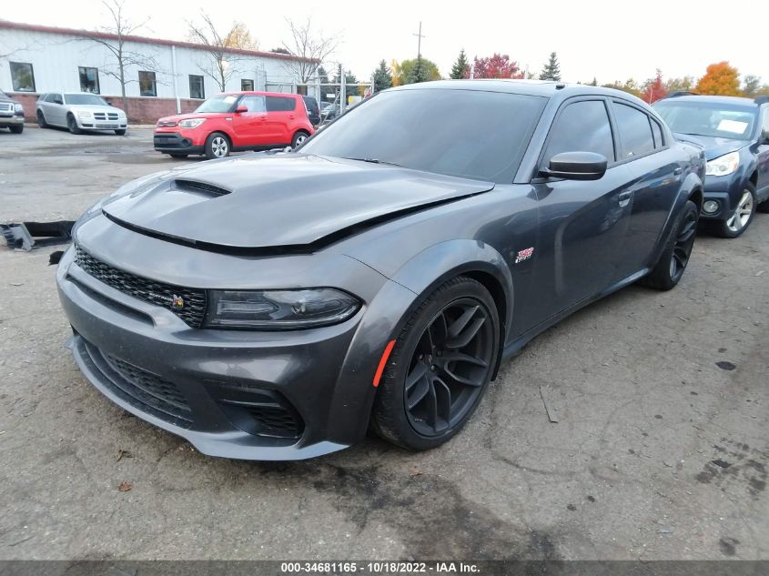 2021 DODGE CHARGER SCAT PACK WIDEBODY VIN: 2C3CDXGJ1MH589736