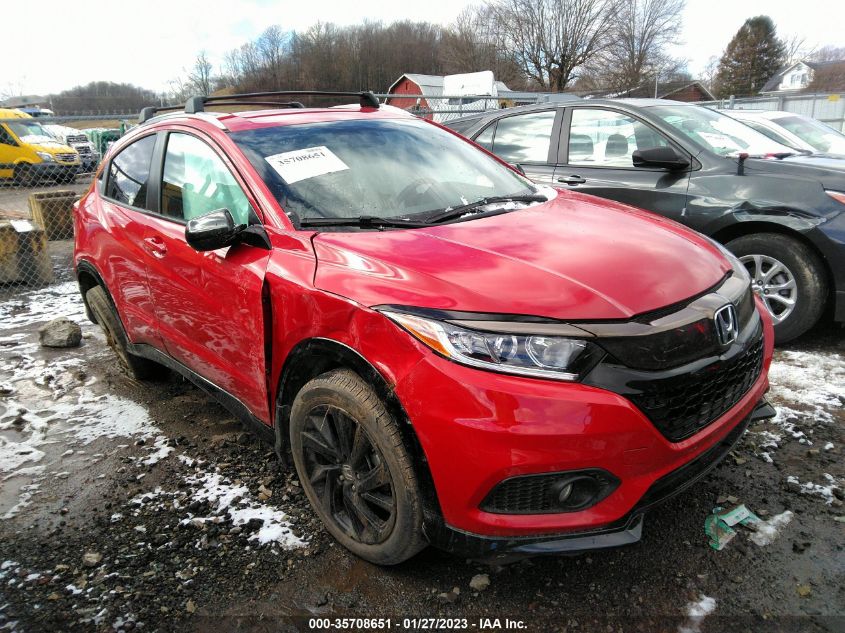 2022 HONDA HR-V SPORT VIN: 3CZRU6H1XNM727916