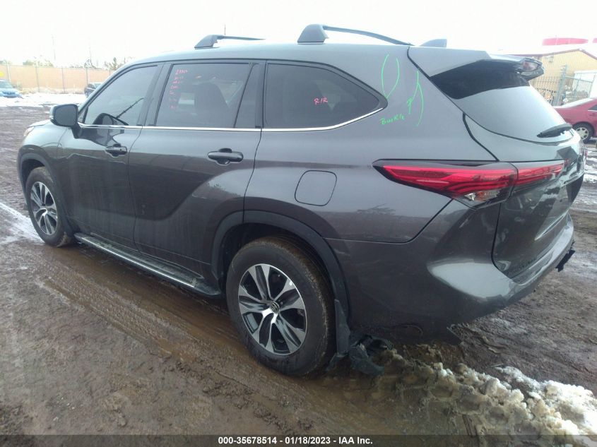 2021 TOYOTA HIGHLANDER XLE VIN: 5TDHZRBH1MS083358