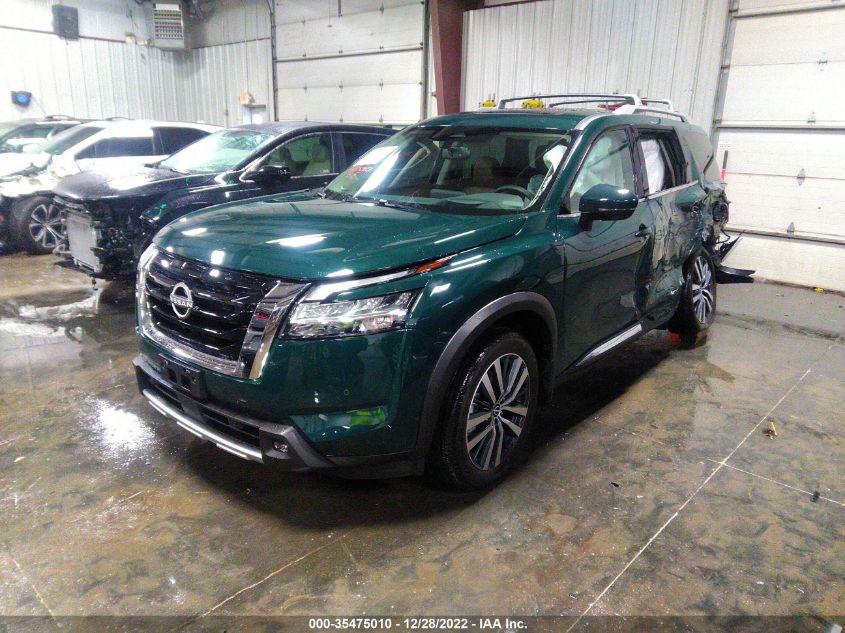 2022 NISSAN PATHFINDER PLATINUM VIN: 5N1DR3DK9NC267398