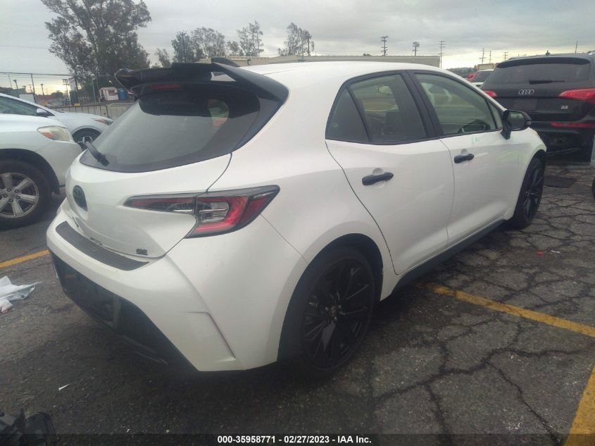 2022 TOYOTA COROLLA HATCHBACK SE/NIGHTSHADE/XSE VIN: JTND4MBE7N3183792