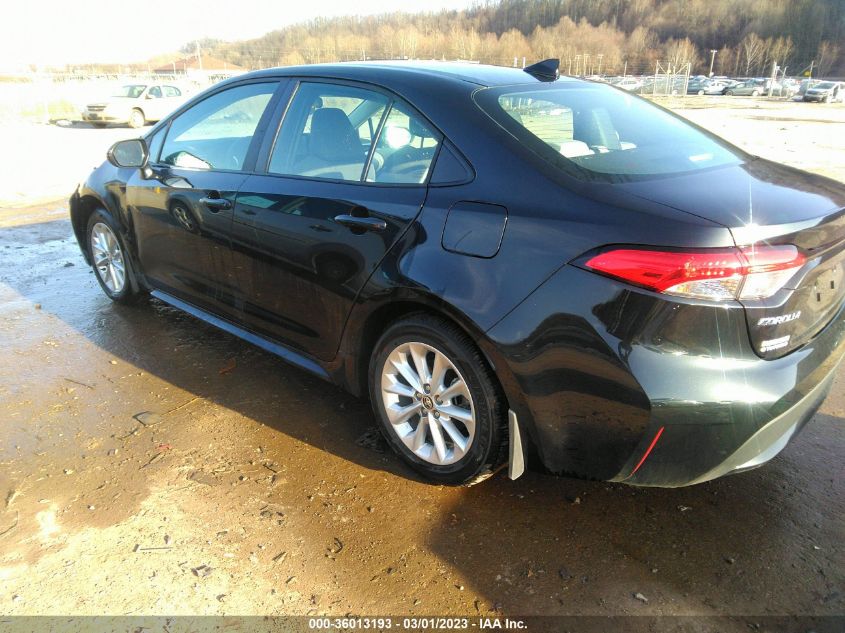 2022 TOYOTA COROLLA LE VIN: 5YFVPMAE1NP354836