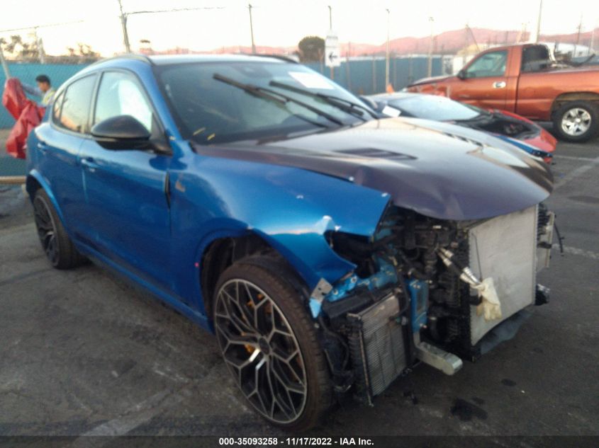 2021 ALFA ROMEO STELVIO QUADRIFOGLIO VIN: ZASPAKEV4M7D12760