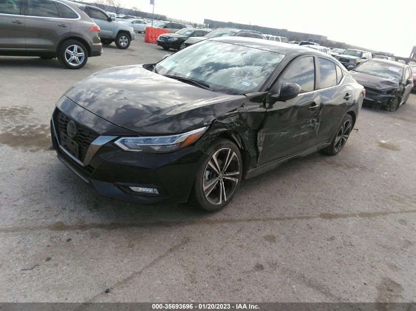 2022 NISSAN SENTRA SR VIN: 3N1AB8DV5NY300166
