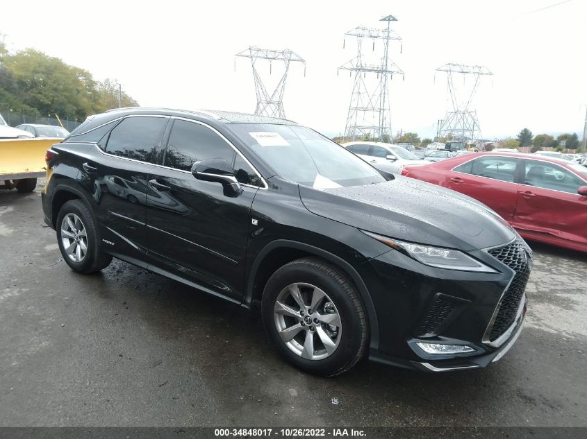 2022 LEXUS RX RX 450H F SPORT HANDLING VIN: 2T2YGMDA0NC091417