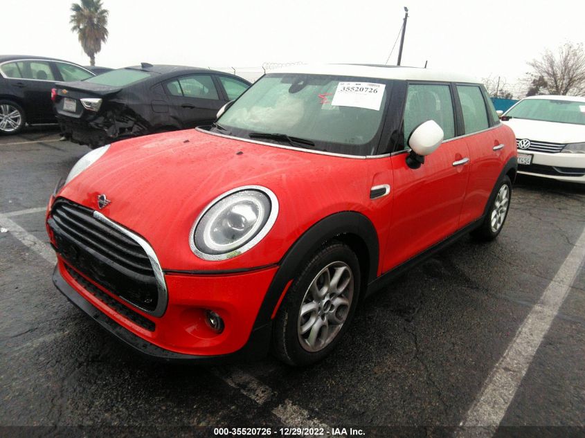 2020 MINI HARDTOP 4 DOOR COOPER VIN: WMWXU7C08L2M26452