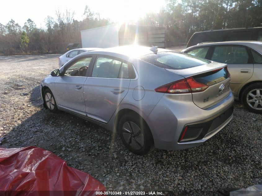 2022 HYUNDAI IONIQ HYBRID SE VIN: KMHC75LC2NU283220