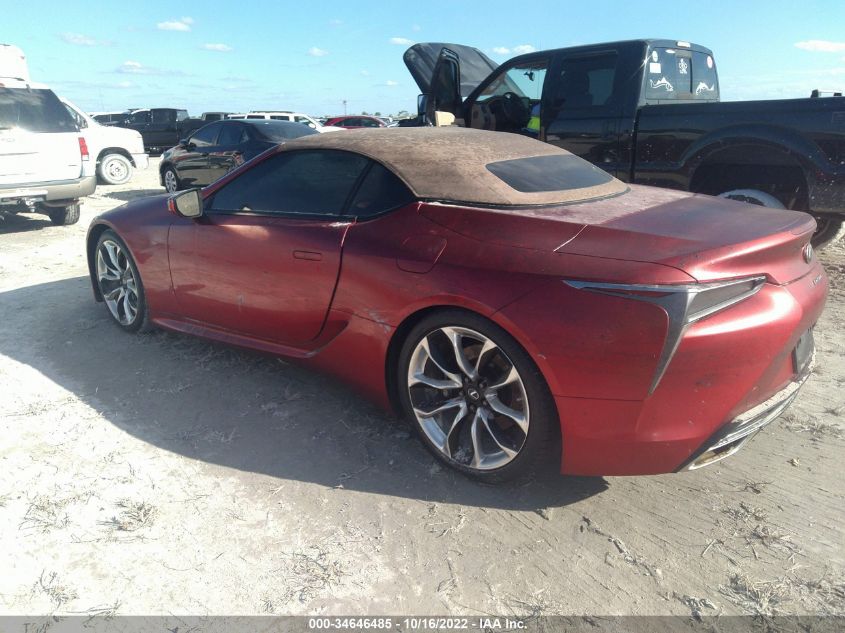 2021 LEXUS LC LC 500 VIN: JTHKPAAY8MA102711