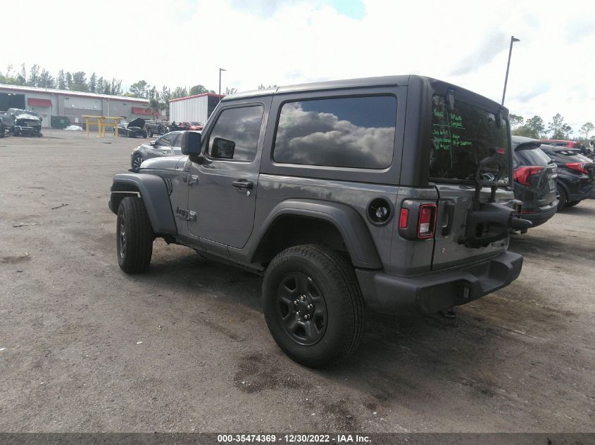 2021 JEEP WRANGLER SPORT VIN: 1C4GJXANXMW699137