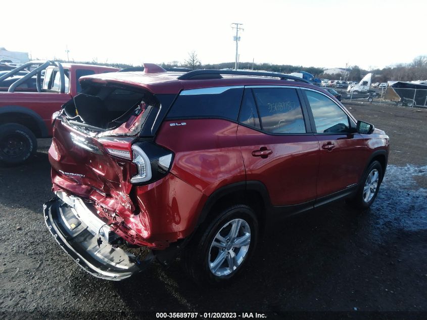2022 GMC TERRAIN SLE VIN: 3GKALTEV1NL117165