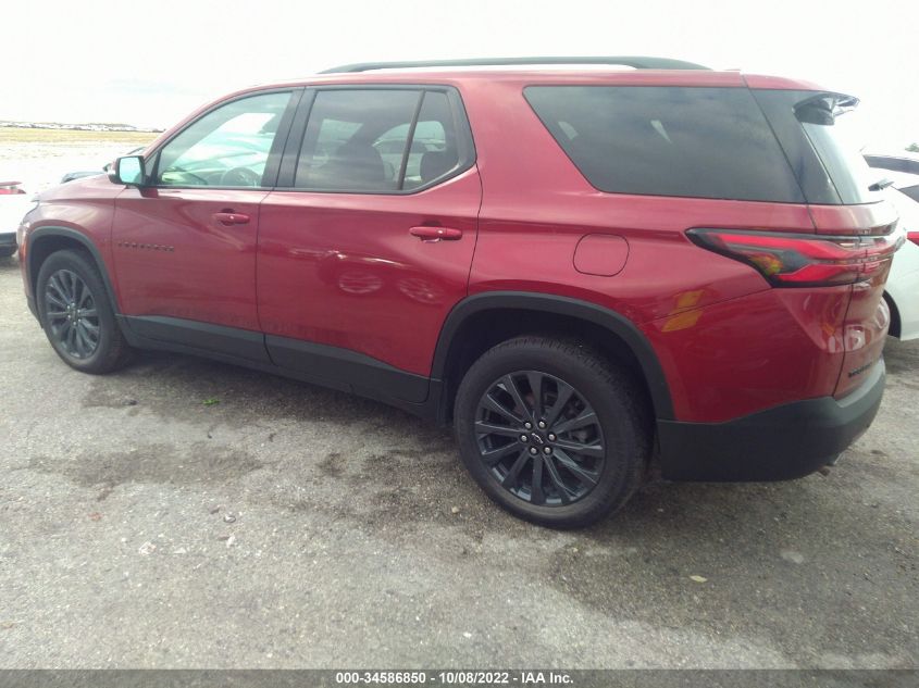 2022 CHEVROLET TRAVERSE RS VIN: 1GNERJKW4NJ110450
