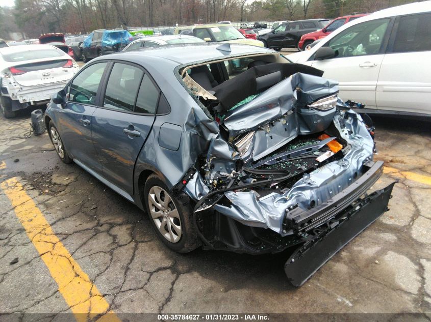 2022 TOYOTA COROLLA LE VIN: 5YFEPMAE0NP376245
