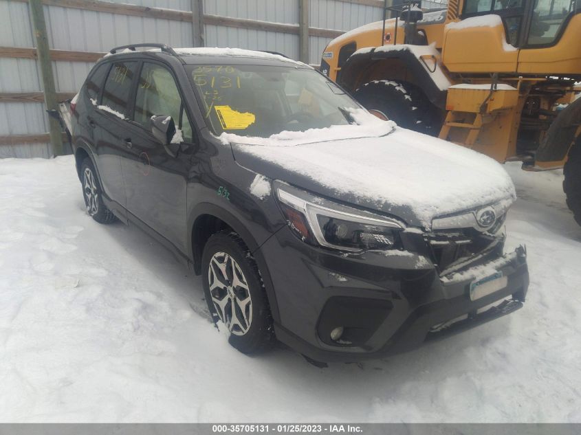 2021 SUBARU FORESTER PREMIUM VIN: JF2SKAJC4MH484717