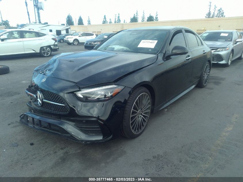 2022 MERCEDES-BENZ C-CLASS C 300 VIN: W1KAF4GBXNR057848
