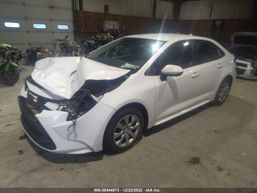 2021 TOYOTA COROLLA LE VIN: 5YFEPMAE0MP245007