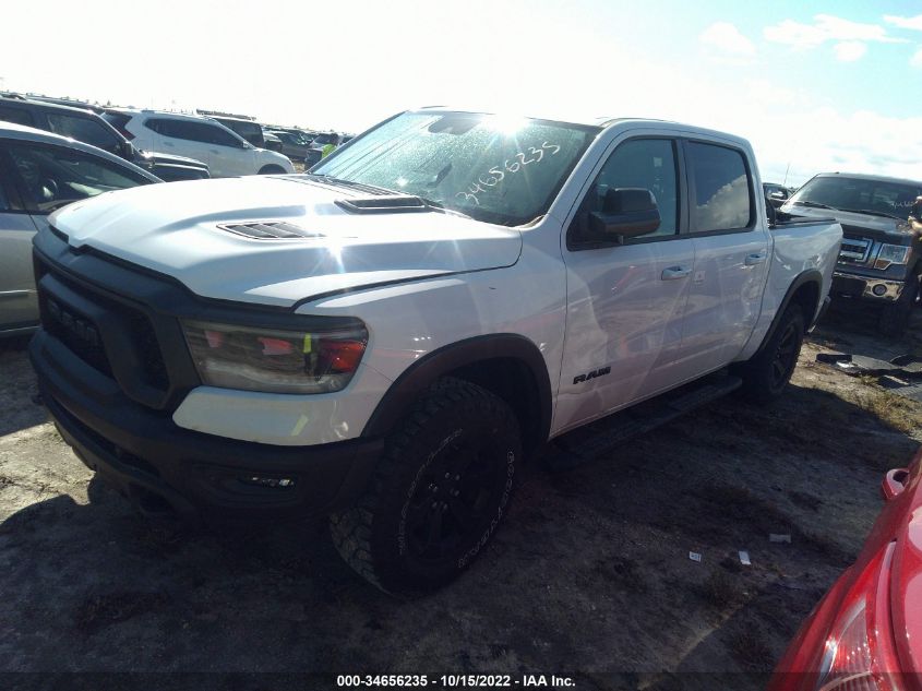 2021 RAM 1500 REBEL VIN: 1C6SRFLT5MN580272