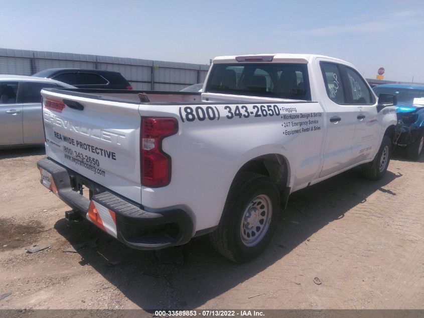 2021 CHEVROLET SILVERADO 1500 WORK TRUCK VIN: 1GCRWAEH5MZ368329