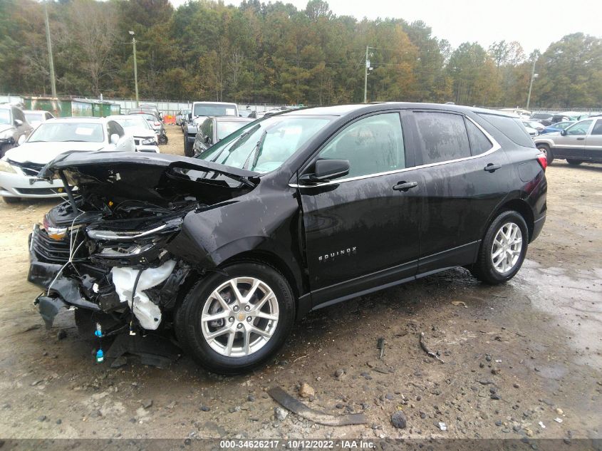 2022 CHEVROLET EQUINOX LT VIN: 2GNAXKEV0N6105286