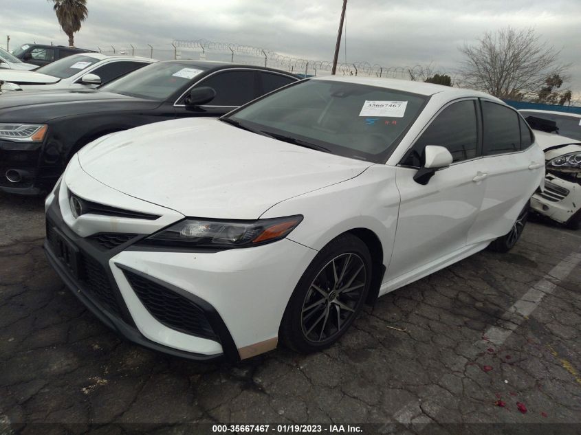 2022 TOYOTA CAMRY SE VIN: 4T1G11AKXNU624594