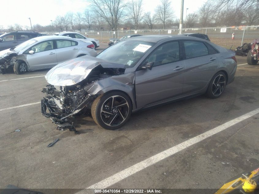 2023 HYUNDAI ELANTRA N LINE VIN: KMHLR4AF6PU419689