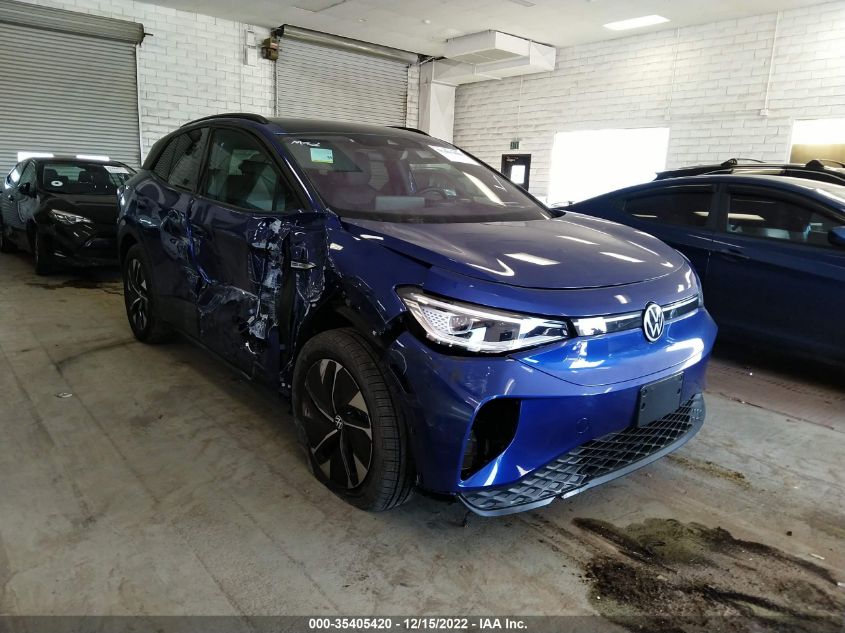 2022 VOLKSWAGEN ID.4 PRO S VIN: WVGGNPE26NP048471