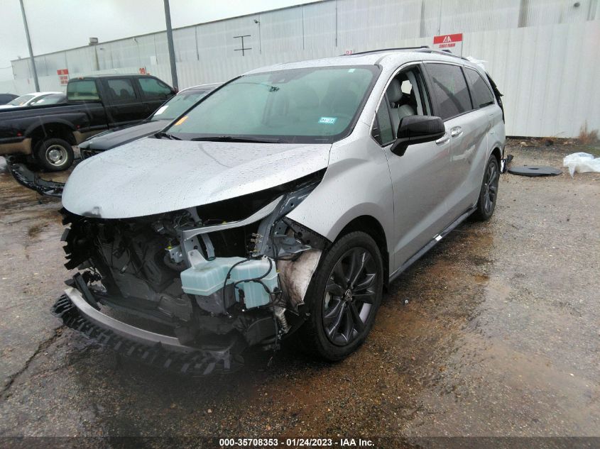 2022 TOYOTA SIENNA XSE VIN: 5TDDRKEC9NS079744