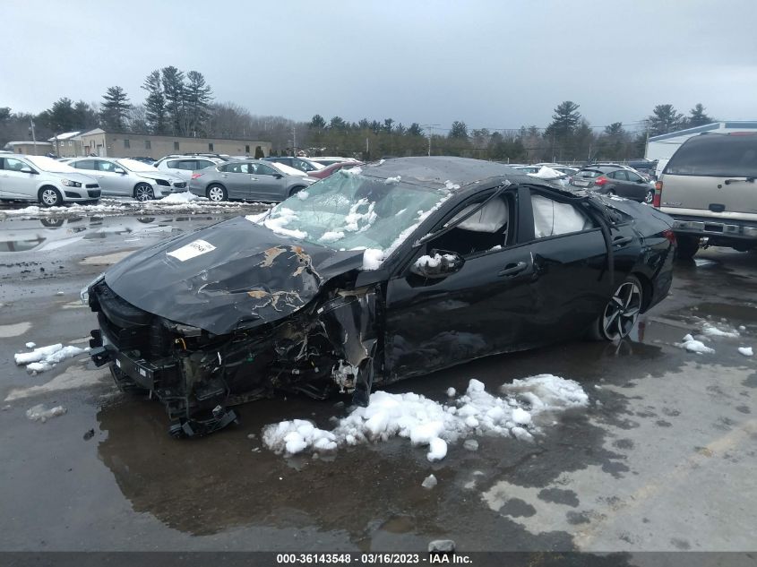 2023 HYUNDAI ELANTRA SEL VIN: KMHLS4AG1PU424098
