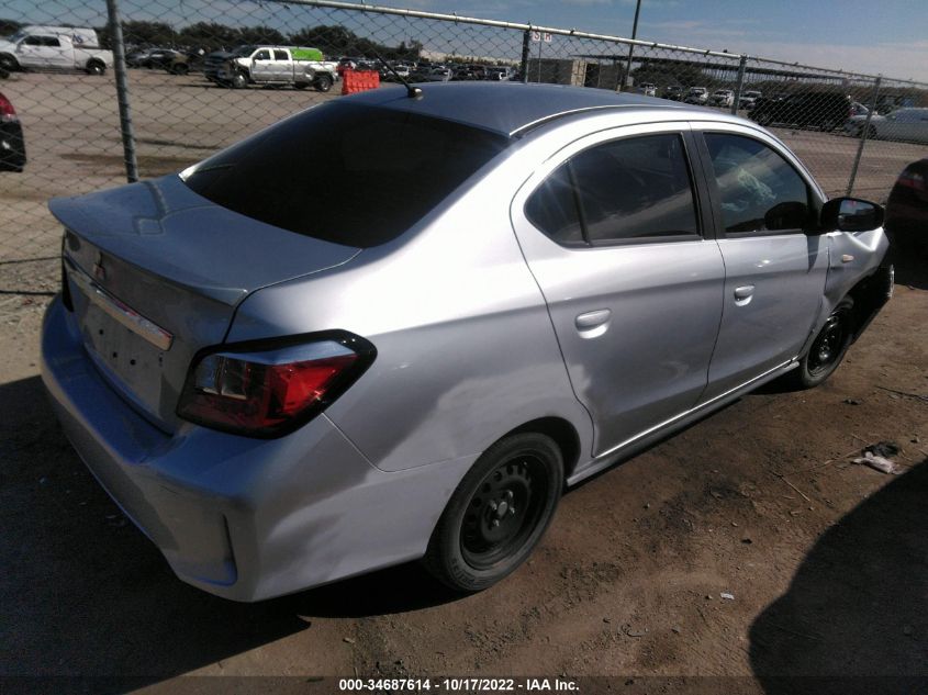 2021 MITSUBISHI MIRAGE G4 ES/LE/CARBONITE EDITION VIN: ML32FUFJ1MHF05640