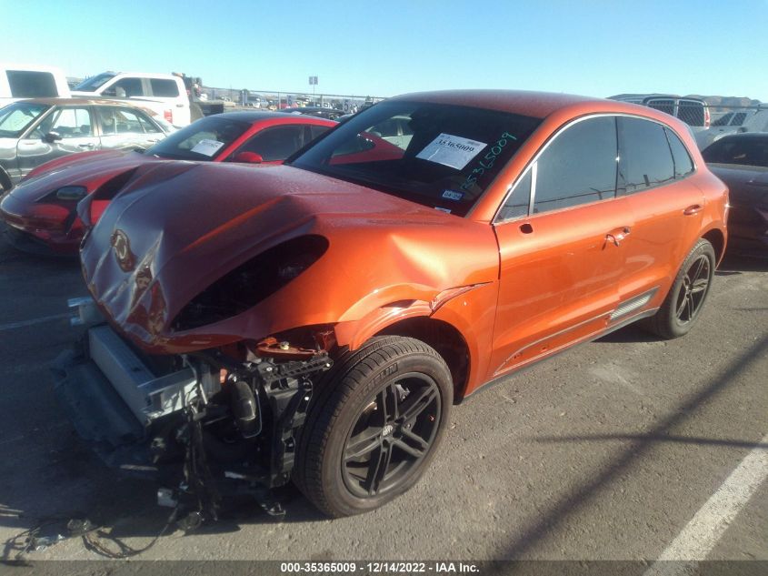 2022 PORSCHE MACAN VIN: WP1AA2A5XNLB05382