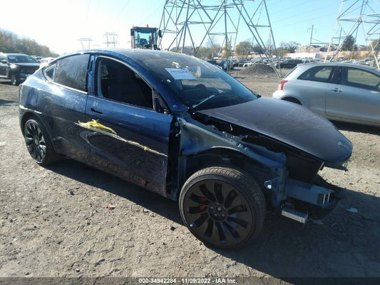 2022 TESLA MODEL Y PERFORMANCE VIN: 7SAYGDEF8NF460070