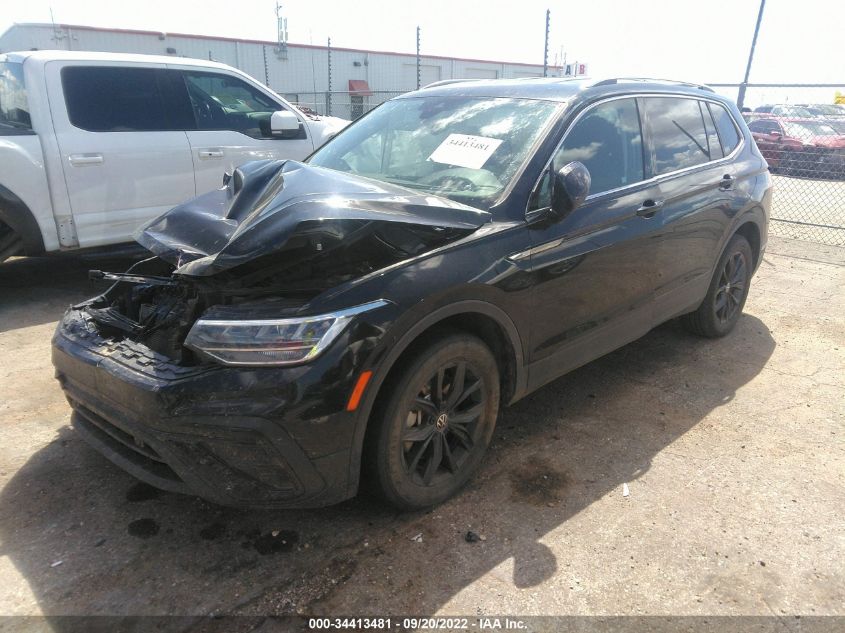 2022 VOLKSWAGEN TIGUAN SE VIN: 3VV3B7AX9NM011676