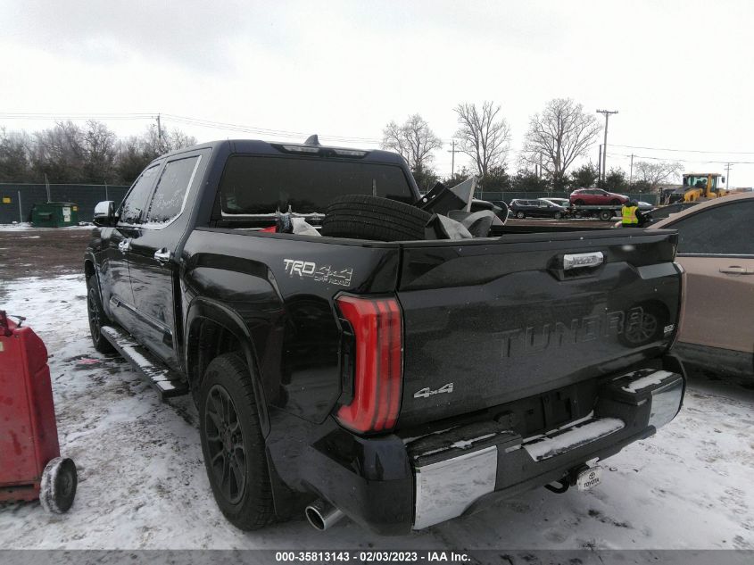 2022 TOYOTA TUNDRA 4WD 1794 EDITION HYBRID VIN: 5TFMC5DB7NX007401