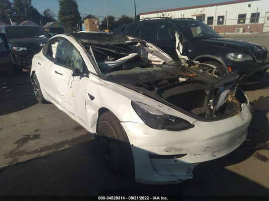 2021 TESLA MODEL 3 LONG RANGE VIN: 5YJ3E1EB6MF080779