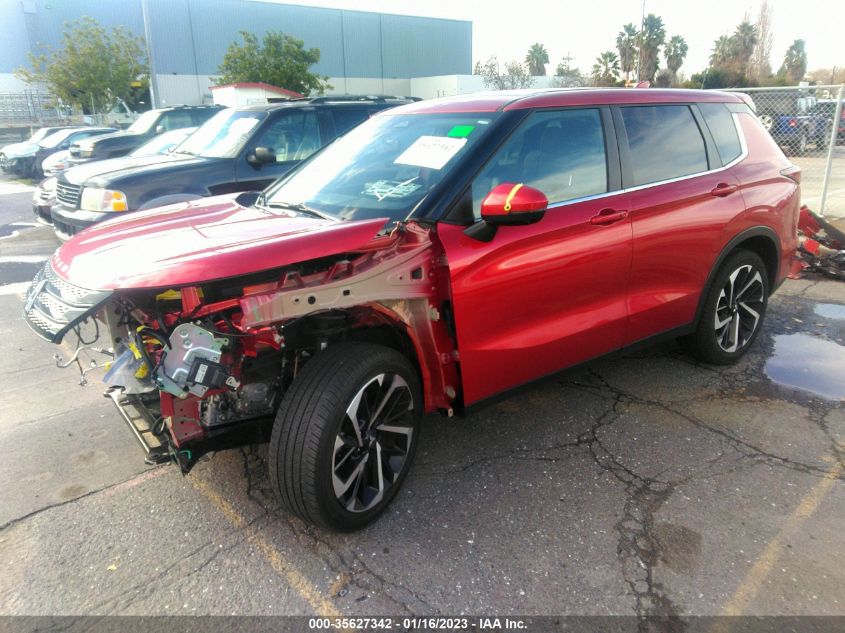 2022 MITSUBISHI OUTLANDER SE VIN: JA4J3UA87NZ026292