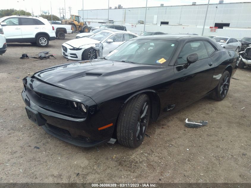 2022 DODGE CHALLENGER SXT VIN: 2C3CDZAG2NH155562