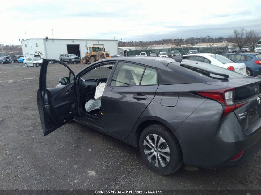 2022 TOYOTA PRIUS LE/XLE/NIGHTSHADE VIN: JTDL9MFU2N3038744