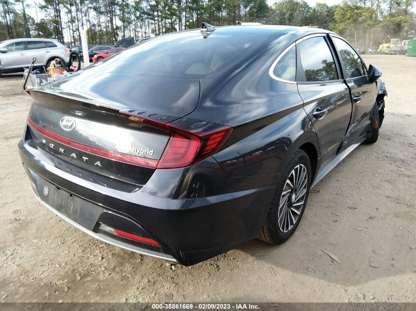 2022 HYUNDAI SONATA HYBRID SEL VIN: KMHL34JJ9NA038150