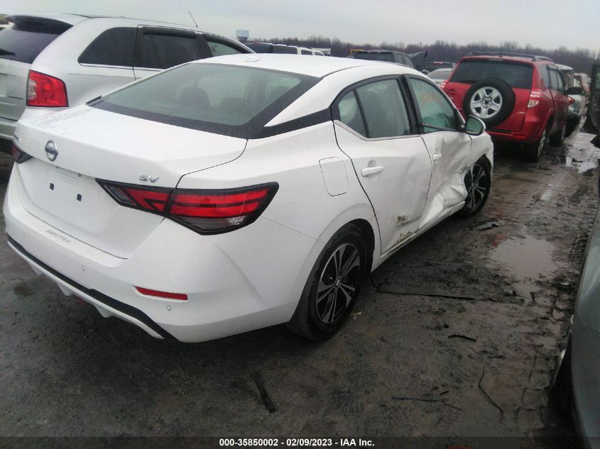 2022 NISSAN SENTRA SV VIN: 3N1AB8CV8NY309431
