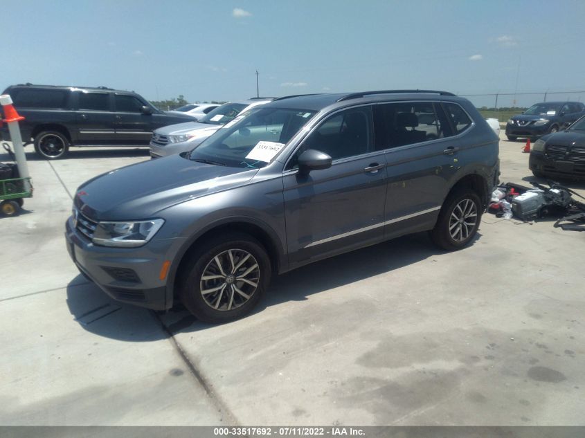 2020 VOLKSWAGEN TIGUAN SE/SEL/SE R-LINE BLACK VIN: 3VV3B7AX1LM183018