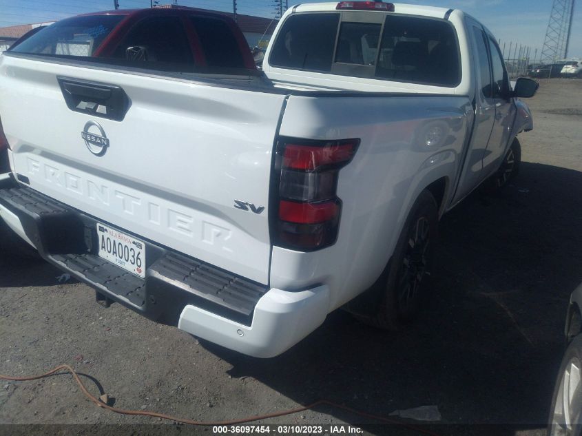 2022 NISSAN FRONTIER SV VIN: 1N6ED1CLXNN627950