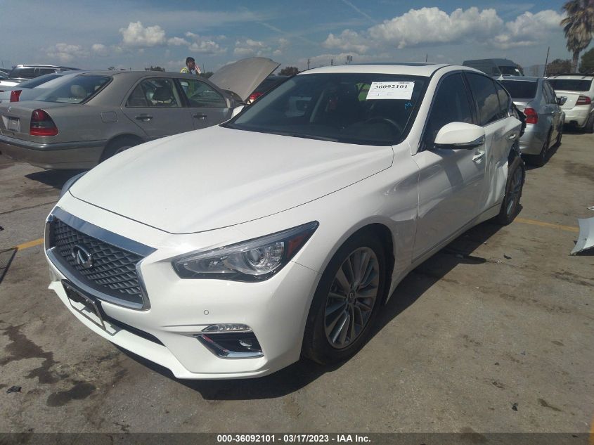 2022 INFINITI Q50 LUXE VIN: JN1EV7BP9NM310211