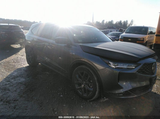 2022 ACURA MDX W/A-SPEC PACKAGE VIN: 5J8YE1H0XNL020049