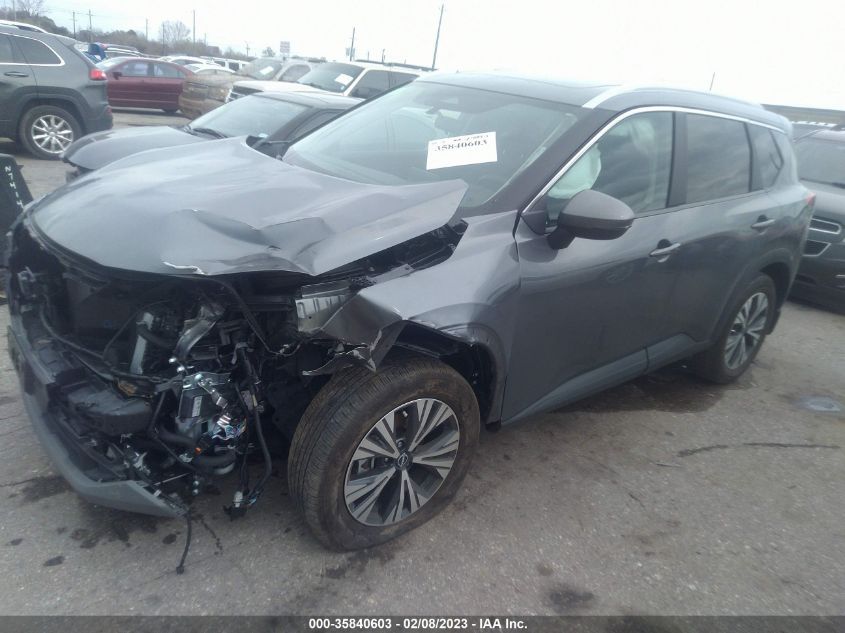 2022 NISSAN ROGUE SV VIN: 5N1BT3BA1NC698563