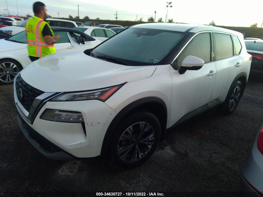 2021 NISSAN ROGUE SV VIN: JN8AT3BA7MW006629