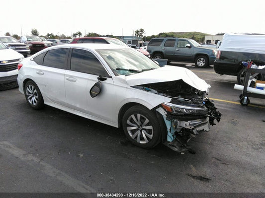2022 HONDA CIVIC SEDAN LX VIN: 2HGFE2F27NH549229