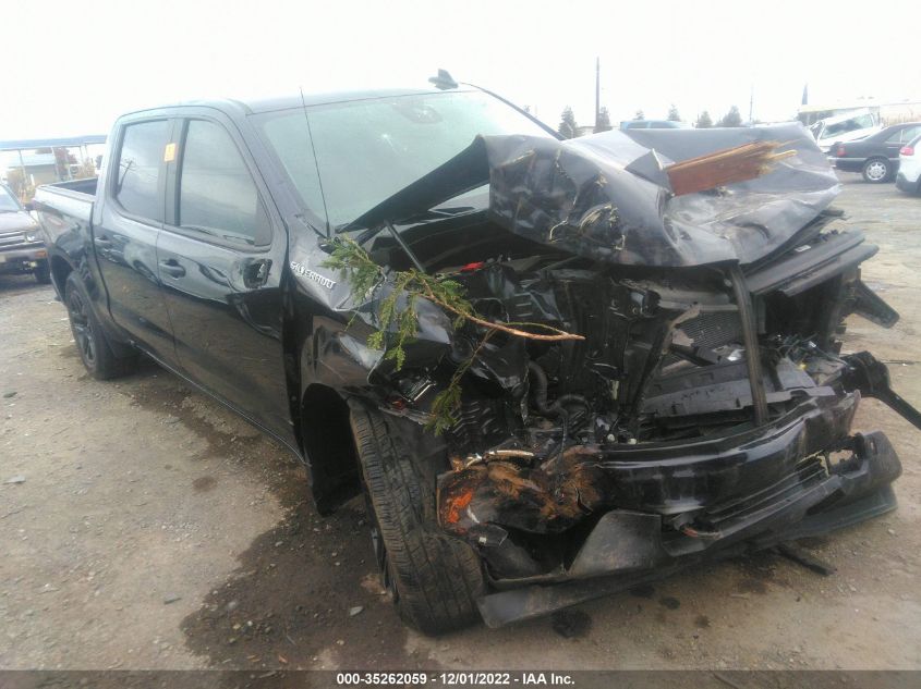 2022 CHEVROLET SILVERADO 1500 CUSTOM VIN: 1GCPDBEK3NZ529714