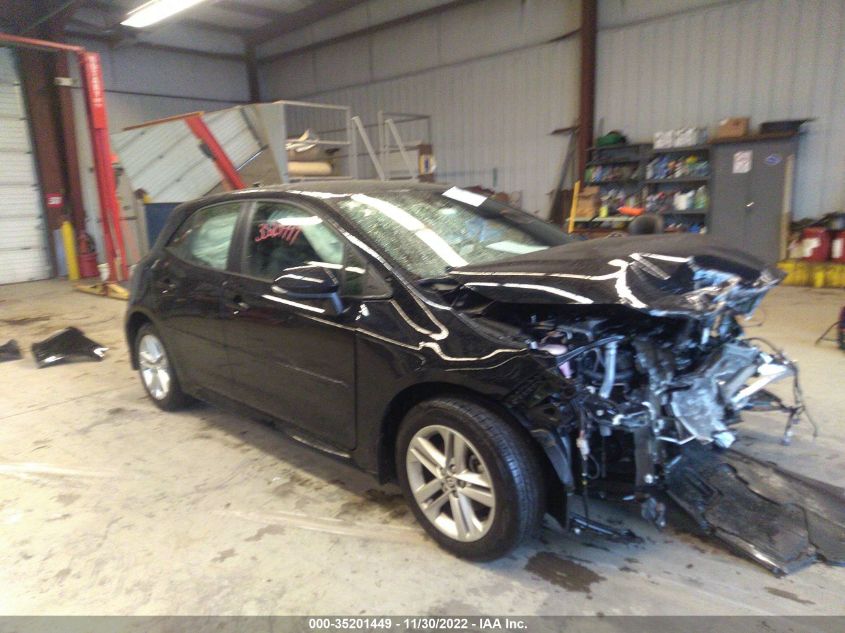 2022 TOYOTA COROLLA HATCHBACK SE/NIGHTSHADE/XSE VIN: JTND4MBE8N3182005